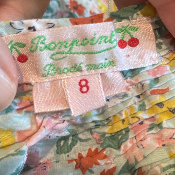 Brodi Meine hand embroidered Bonpoint girls top - Picture 3 of 5